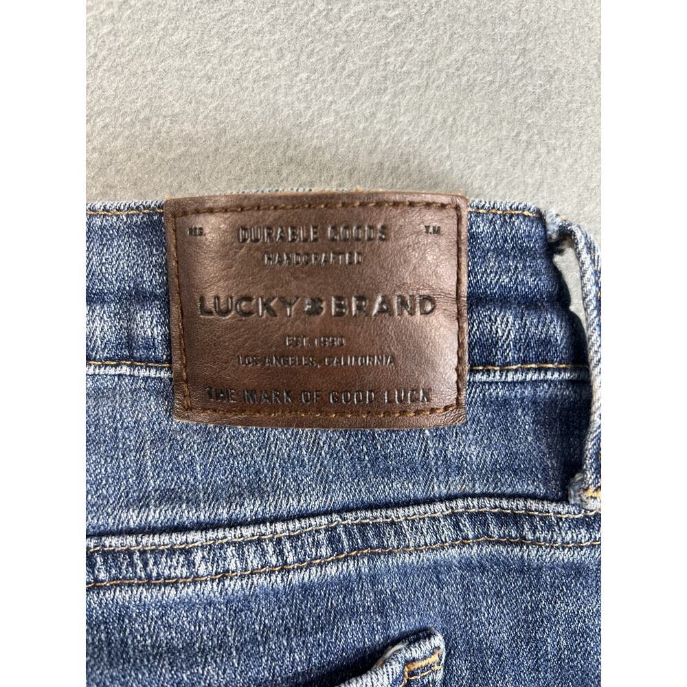 Lucky Brand Women's Blue Straight Jeans 12/31 Stretch Denim, 5-Pocket Design - Picture 8 of 12
